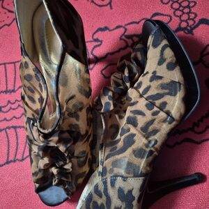Leopard Print Women's Heels